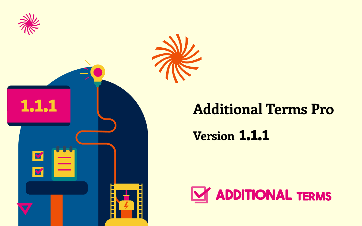 Additional Terms Pro 1.1.1 update with essential improvements and fixes